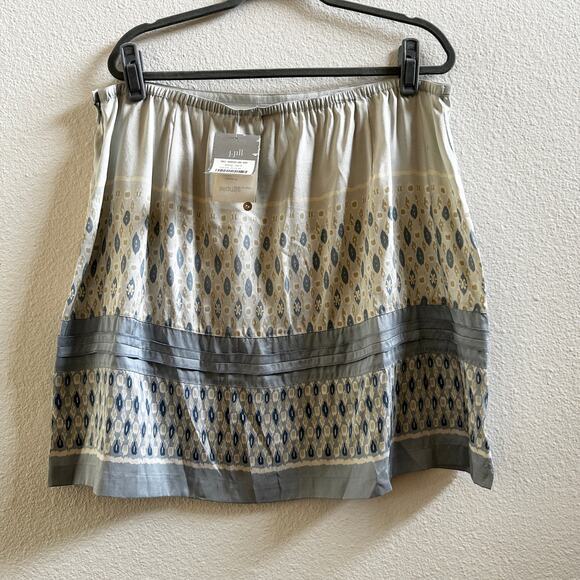 J. Jill Dresses & Skirts - J. Jill Blue Silk Boho Midi Skirt Size 20 Petite